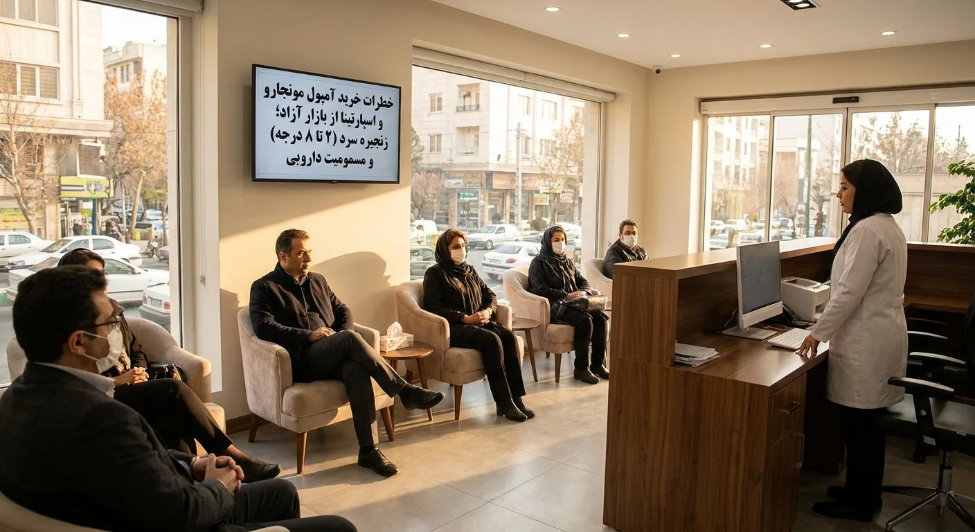 خطرات خرید آمپول مونجارو و اسپارتینا از بازار آزاد؛ زنجیره سرد (۲ تا ۸ درجه) و مسمومیت دارویی