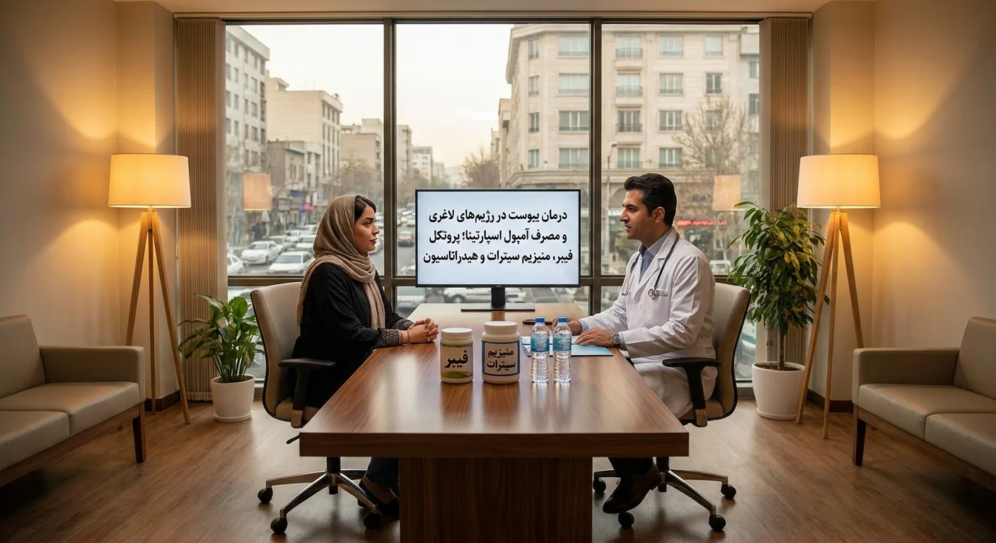 درمان یبوست در رژیم لاغری و اسپارتینا | پروتکل هیدراتاسیون