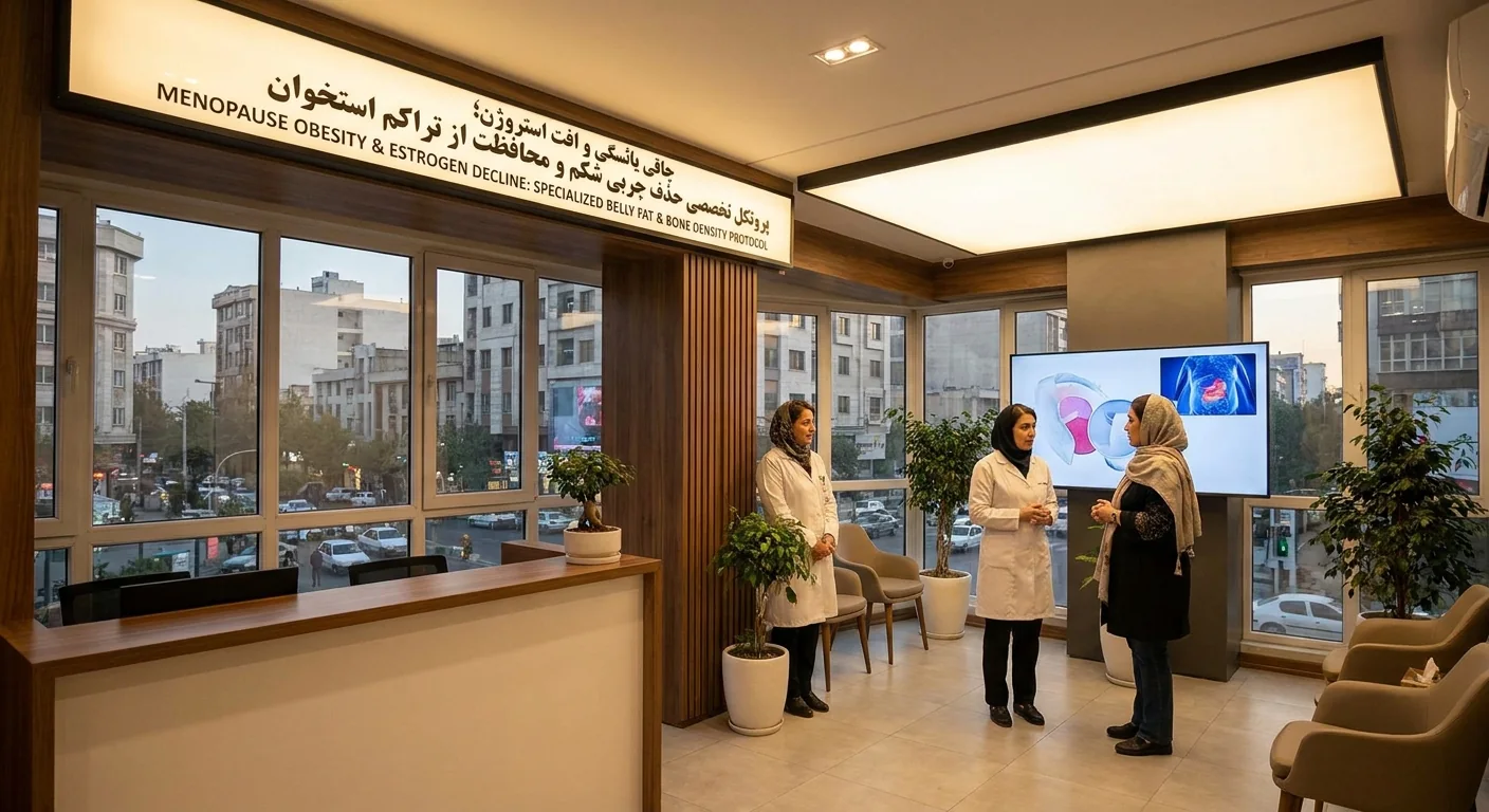 چاقی یائسگی و افت استروژن؛ پروتکل تخصصی حذف چربی شکم و محافظت از تراکم استخوان